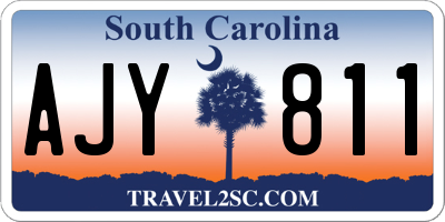 SC license plate AJY811