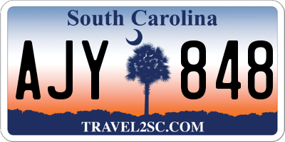 SC license plate AJY848