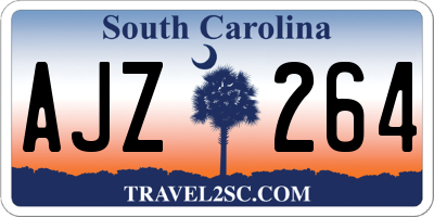 SC license plate AJZ264