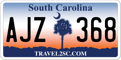 SC license plate AJZ368