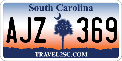 SC license plate AJZ369