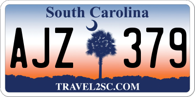 SC license plate AJZ379