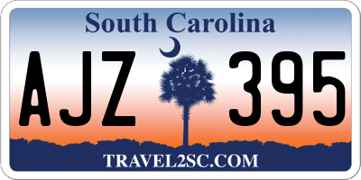 SC license plate AJZ395