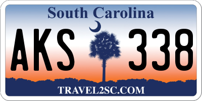 SC license plate AKS338