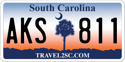 SC license plate AKS811