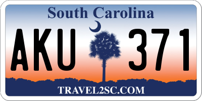 SC license plate AKU371