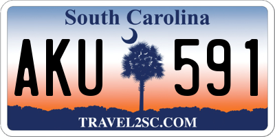 SC license plate AKU591