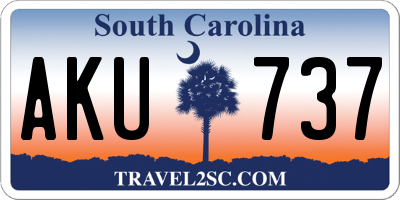 SC license plate AKU737