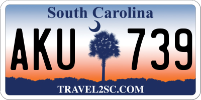 SC license plate AKU739