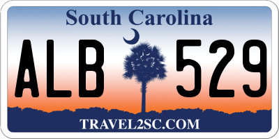 SC license plate ALB529
