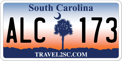 SC license plate ALC173