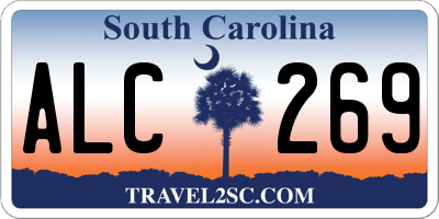 SC license plate ALC269