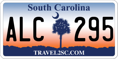 SC license plate ALC295