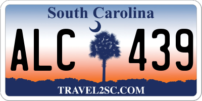 SC license plate ALC439