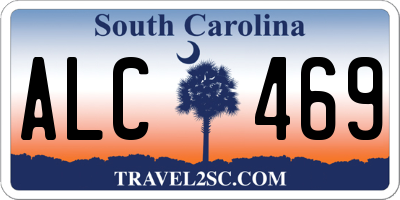 SC license plate ALC469