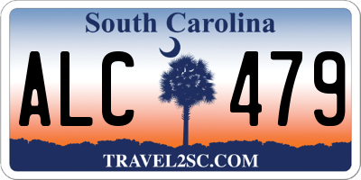 SC license plate ALC479