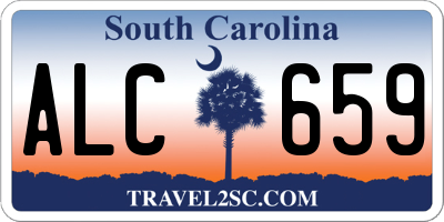 SC license plate ALC659