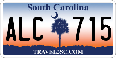SC license plate ALC715