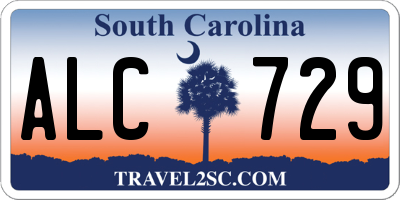 SC license plate ALC729
