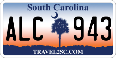 SC license plate ALC943