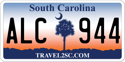SC license plate ALC944