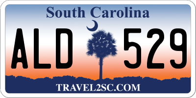 SC license plate ALD529