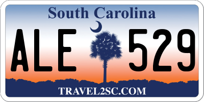 SC license plate ALE529