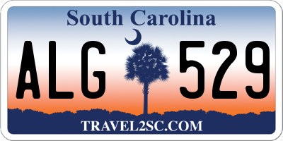 SC license plate ALG529