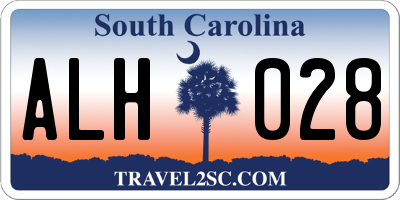 SC license plate ALH028