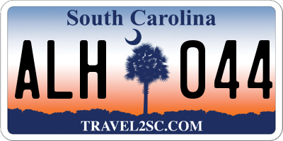 SC license plate ALH044