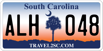 SC license plate ALH048