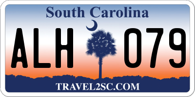 SC license plate ALH079