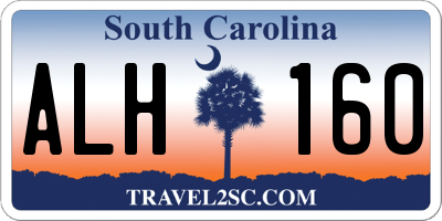 SC license plate ALH160