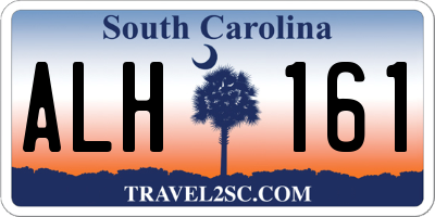 SC license plate ALH161
