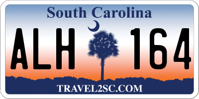 SC license plate ALH164