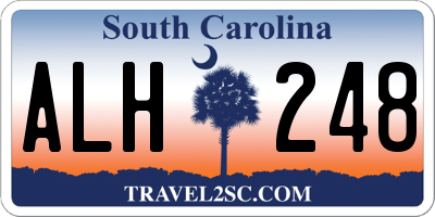 SC license plate ALH248