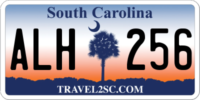 SC license plate ALH256