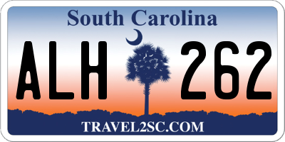 SC license plate ALH262