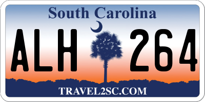 SC license plate ALH264