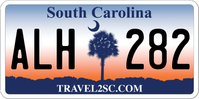 SC license plate ALH282