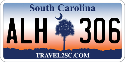 SC license plate ALH306