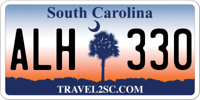 SC license plate ALH330