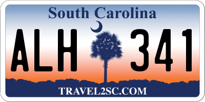 SC license plate ALH341