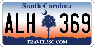 SC license plate ALH369