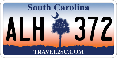 SC license plate ALH372