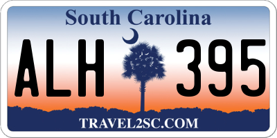 SC license plate ALH395