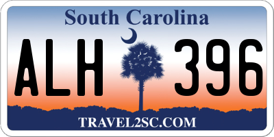 SC license plate ALH396