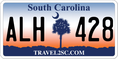 SC license plate ALH428