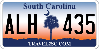 SC license plate ALH435