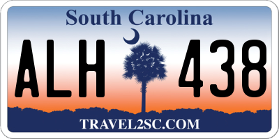 SC license plate ALH438